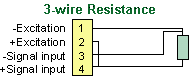 3-wire connection to resistance signal condidioner