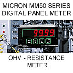 Micron Digital Panel Meter | Ohm-Meter