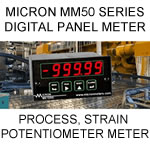 Micron Digital Panel Meter | Process Meter | Analog Ratio Meter