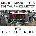 Micron Digital Panel Meter | RTD Temperature and Control