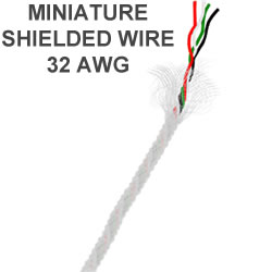 Miniature 32 AWG Shielded Wire