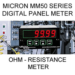 MM50 Panel Ohm-meter