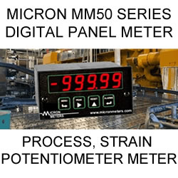 Micron Digital Process and Ratio Meter