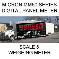 Micron Digital Panel Meter for scales